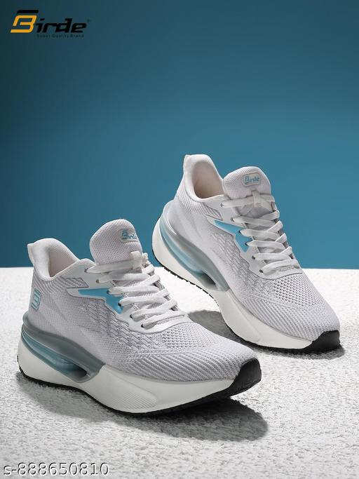 Birde Lace-up Knitting Lightweight Memory Foam Sports, Running Shoes For Men