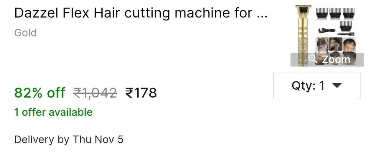 Meesho deal at ₹178