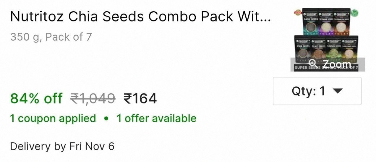Meesho deal at ₹164