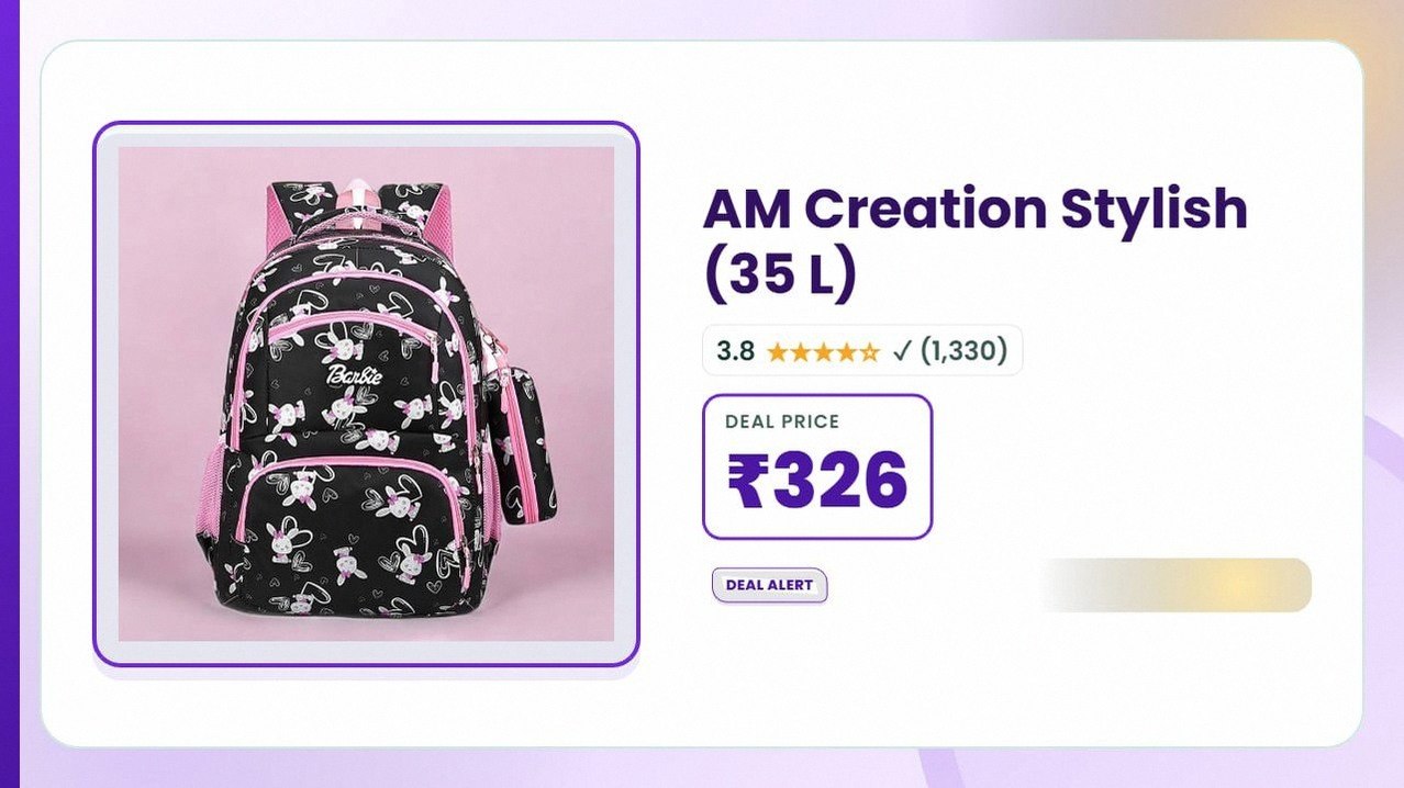 35 L Laptop Backpack @ ₹326