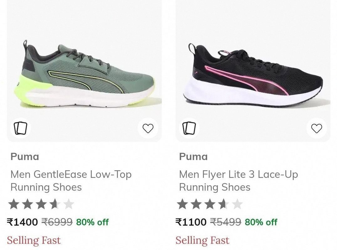 Ajio : Upto 80% Off On Branded Men's Shoes.