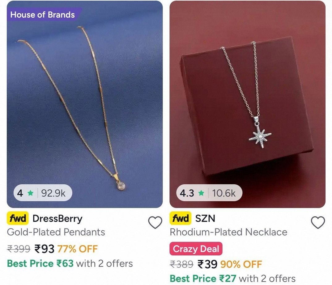 Myntra | JEWELLERY DEALS