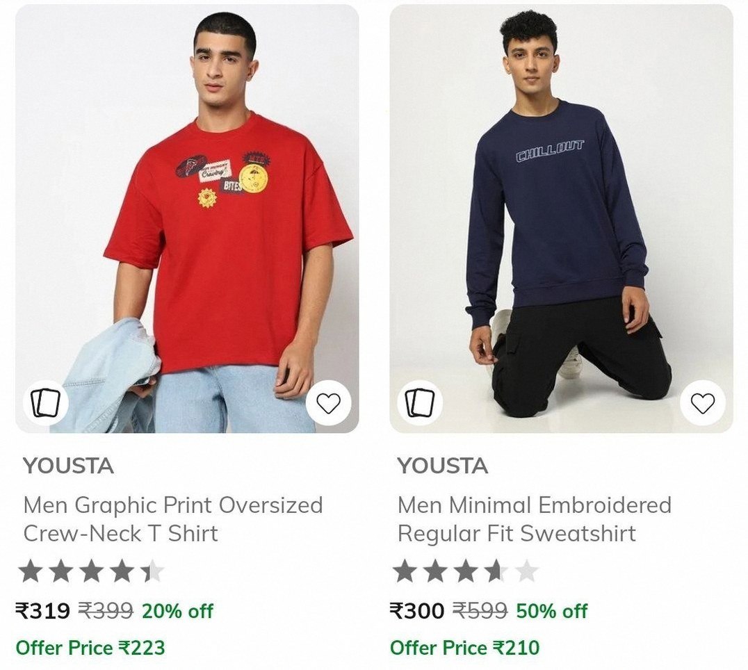 Ajio | Yousta Under 399