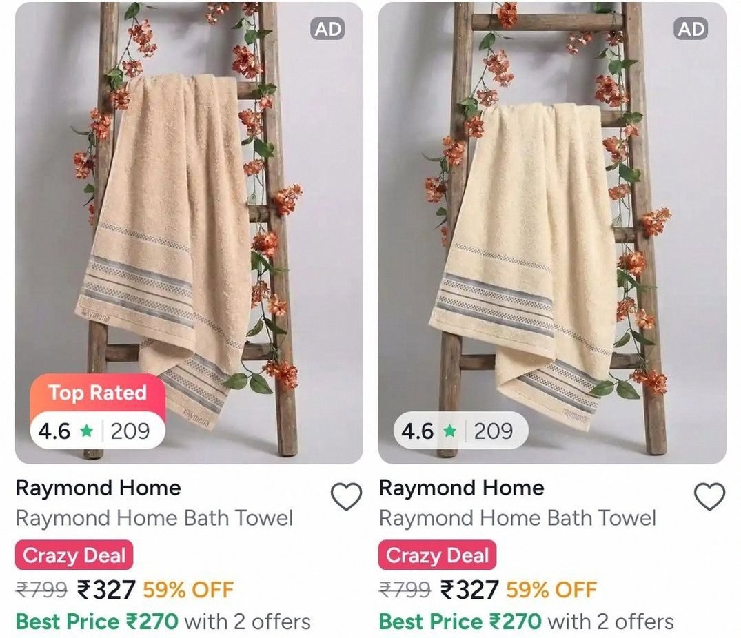 Myntra | Raymond Home, Ddecor , Monte Carlo Towels under 499