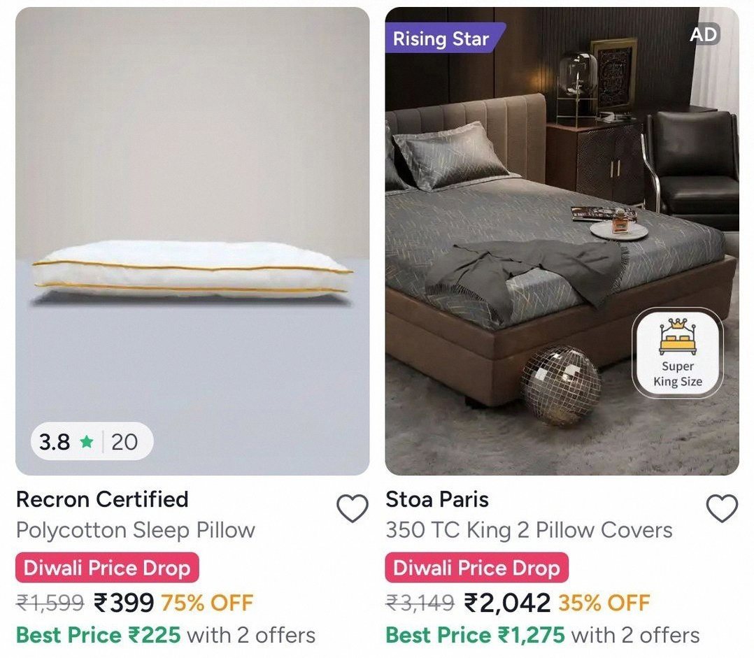 Myntra | Raymond home, Bombay dyeing bedsheet under 499